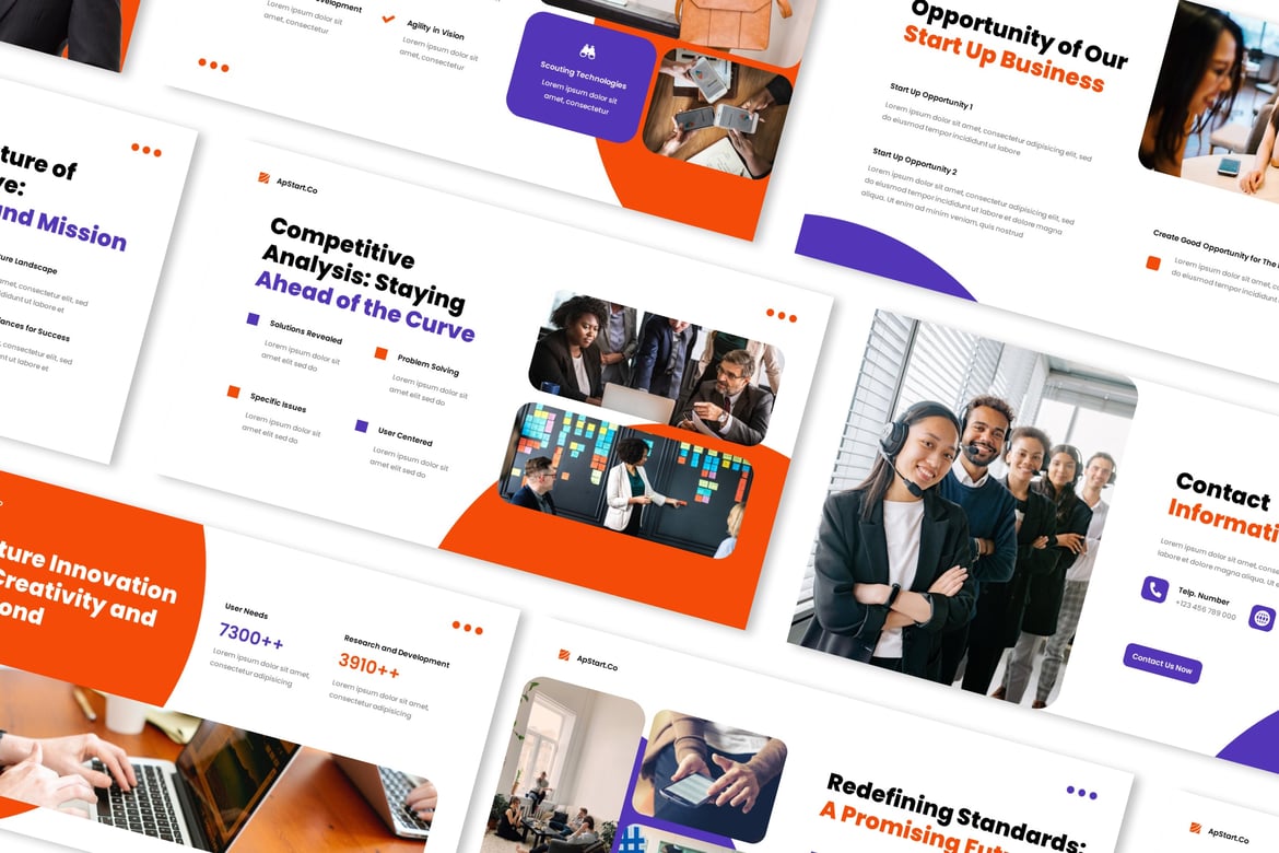 Template Presentasi Pitchdeck ApStart.co untuk Startup Anda