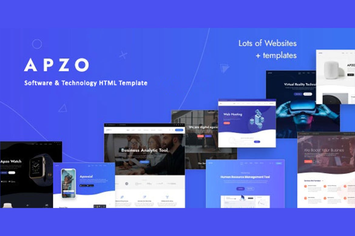 Apzo - Template Website Aplikasi HTML yang Menawan