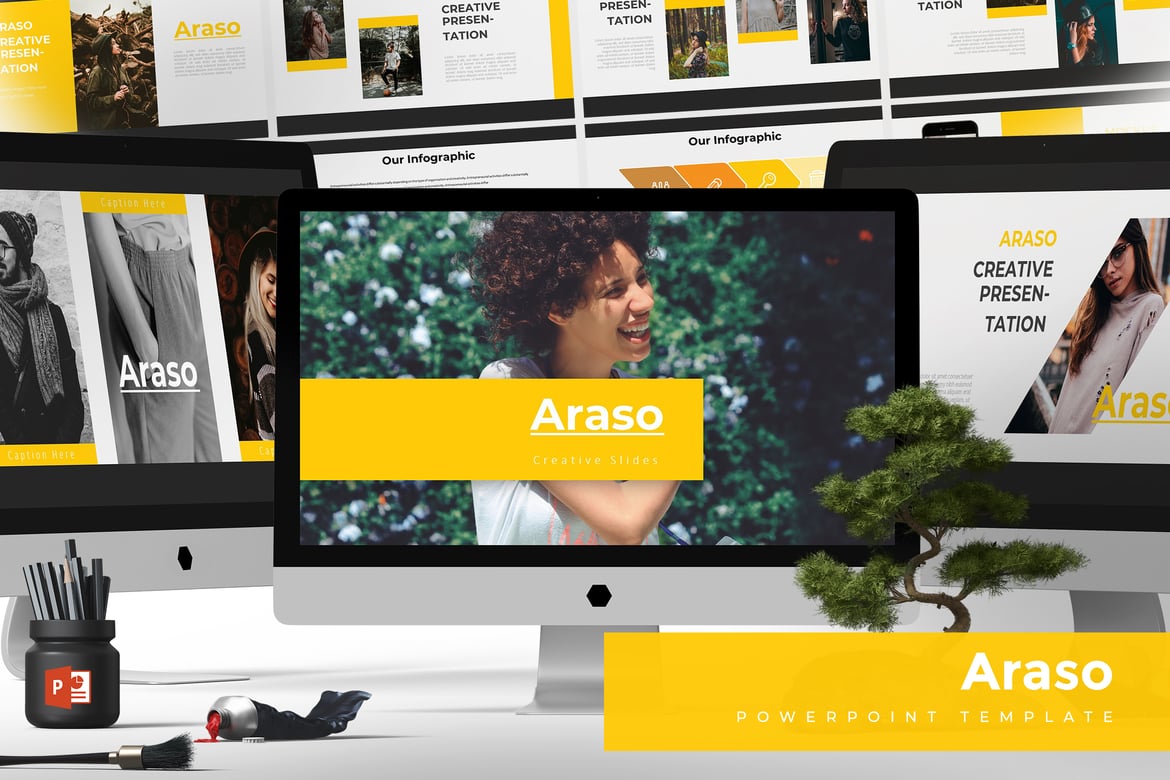 Araso - Template PowerPoint Serbaguna yang Menarik