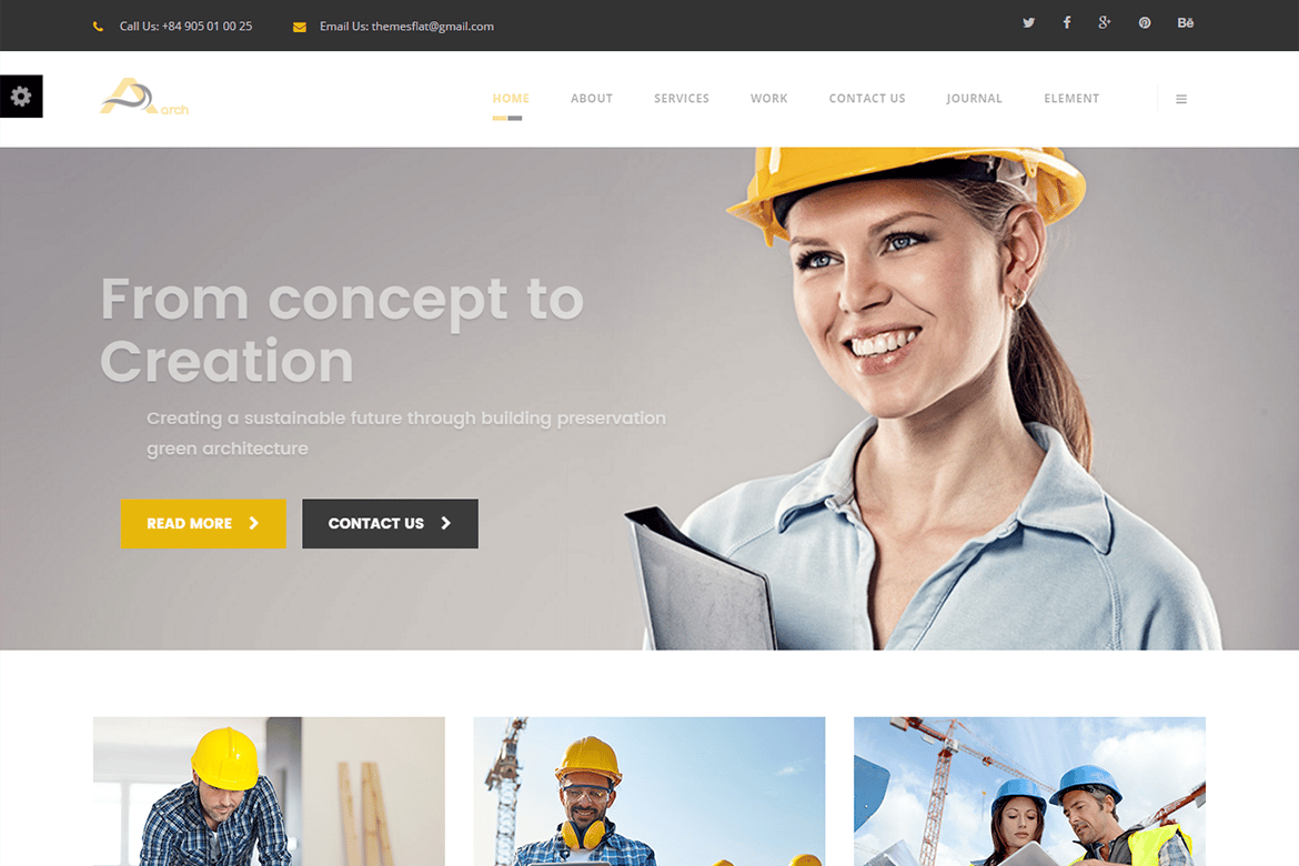Template Website HTML Premium untuk Konstruksi dan Bisnis