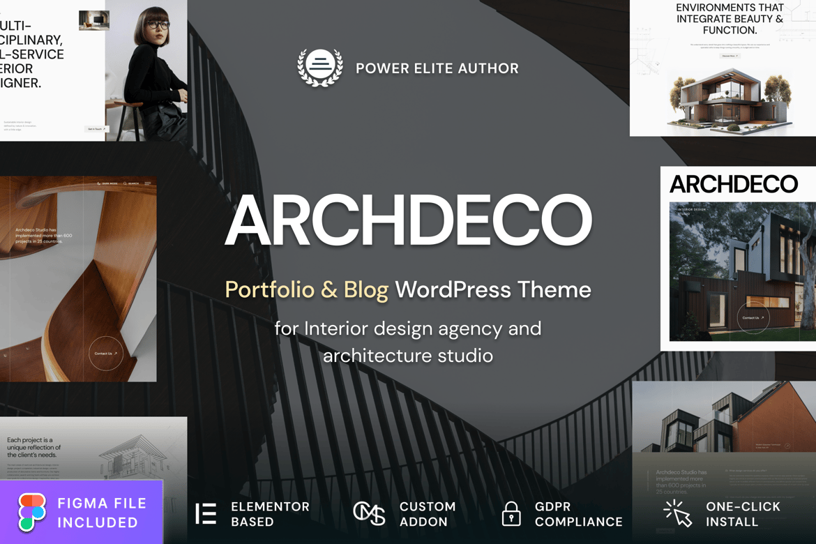 Archdeco - Tema WordPress untuk Arsitektur & Desain Interior yang Elegan
