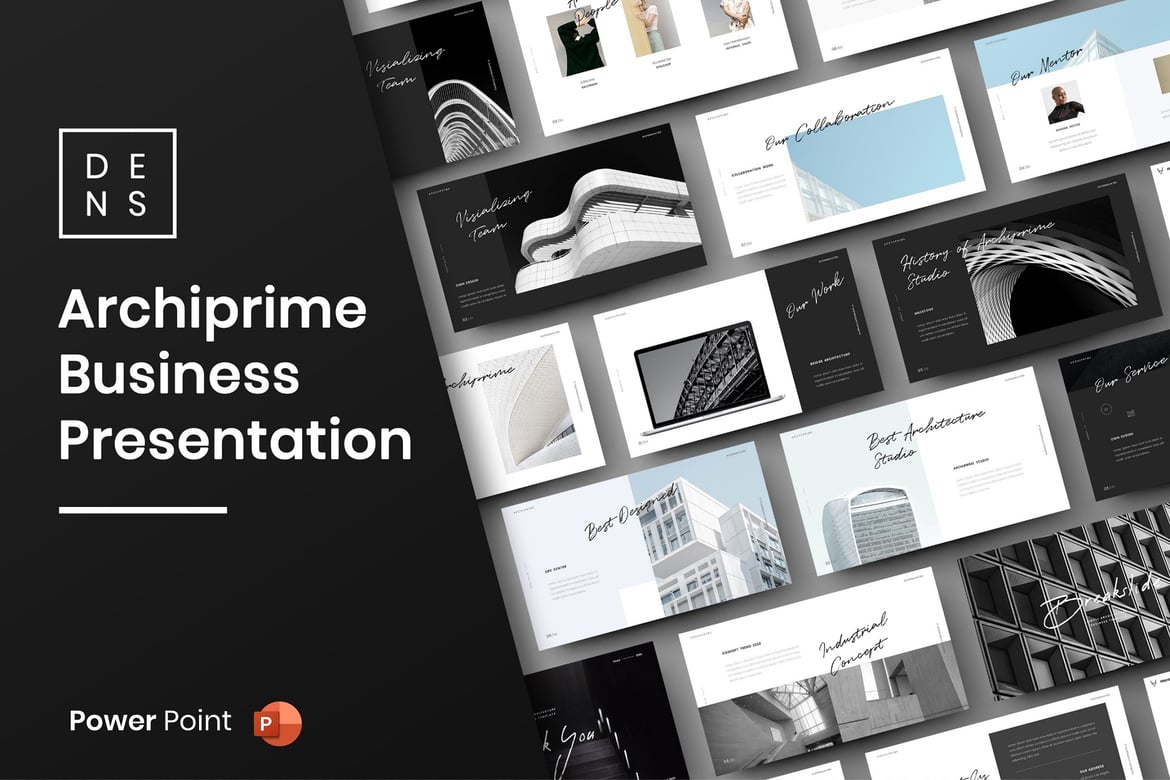 Archiprime – Template PowerPoint Bisnis untuk Arsitektur