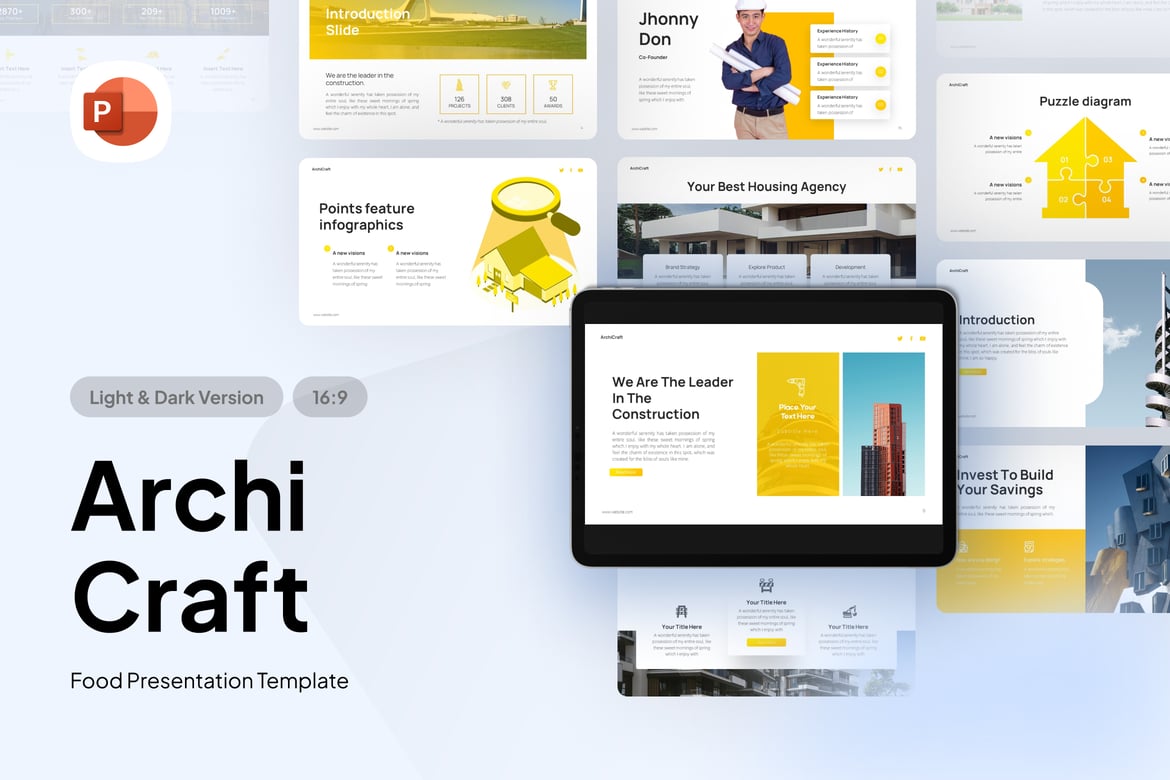 Template Presentasi Arsitektur - PowerPoint yang Menarik
