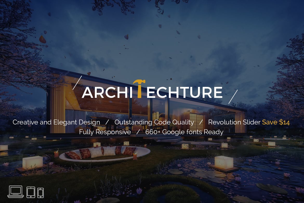 Template Website Arsitektur - Portofolio dan Desain Modern