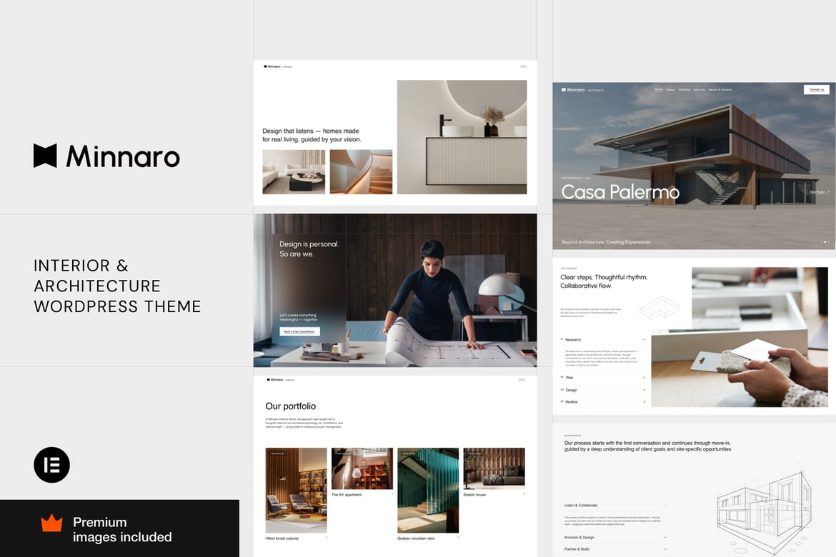 Tema WordPress Modern untuk Arsitektur dan Desain Interior
