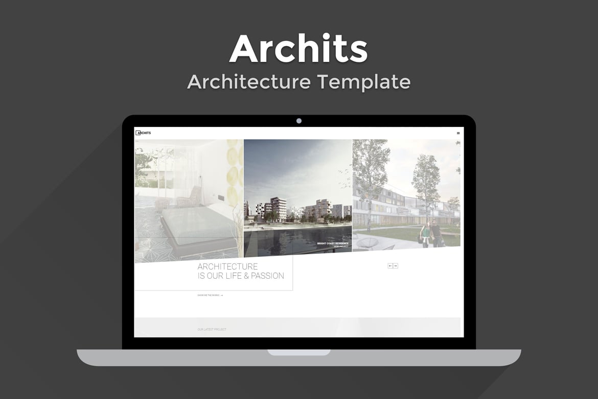 Archits - Template Website Arsitektur Kreatif yang Menawan