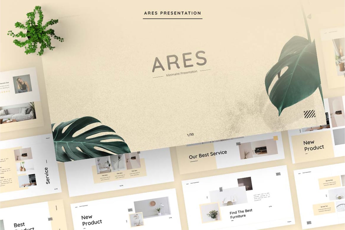 Ares - Template Presentasi Interior Minimalis