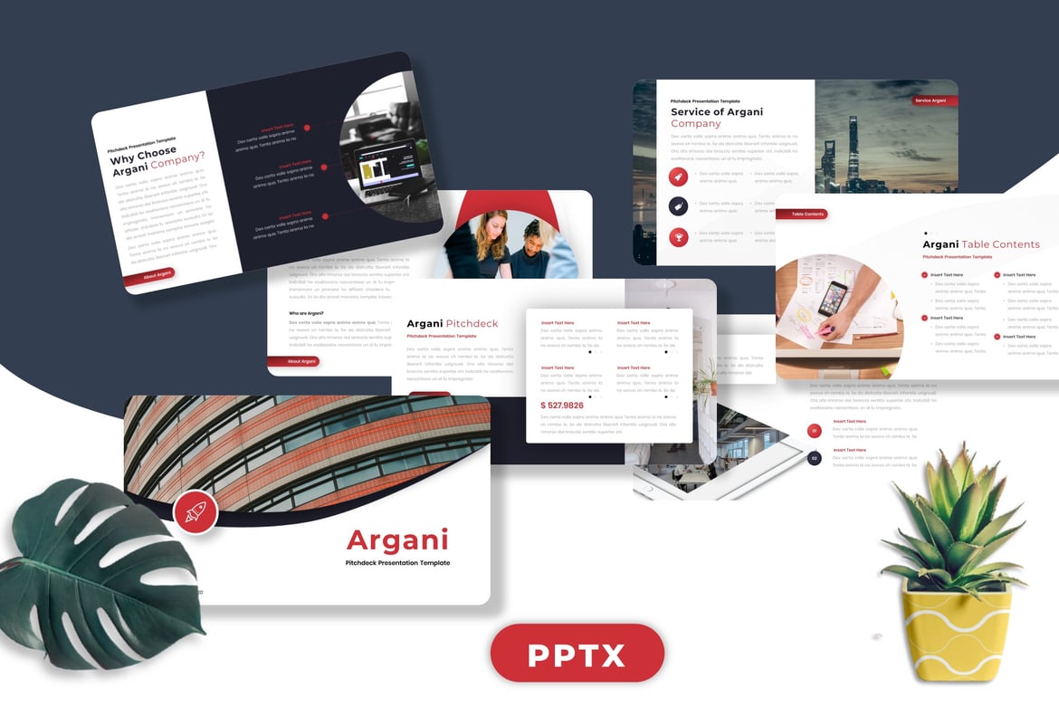 Argani - Template Powerpoint Presentasi yang Menarik