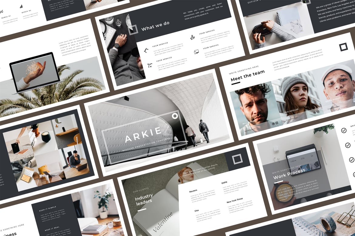 Template PowerPoint Arkie: Presentasi Profesional yang Menarik