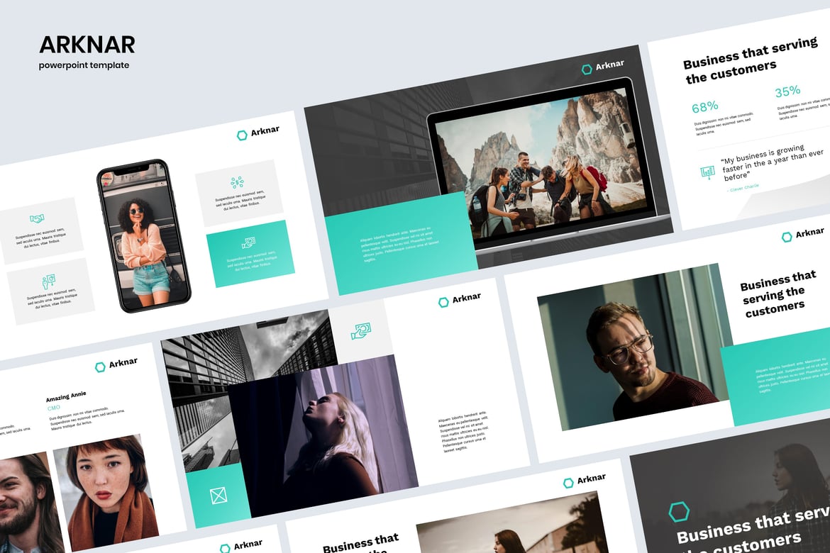 ARKNAR - Template Powerpoint Profesional dan Serbaguna