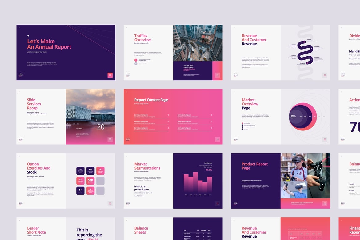 Template Presentasi PowerPoint Laporan Tahunan Arlega yang Menarik dan Profesional