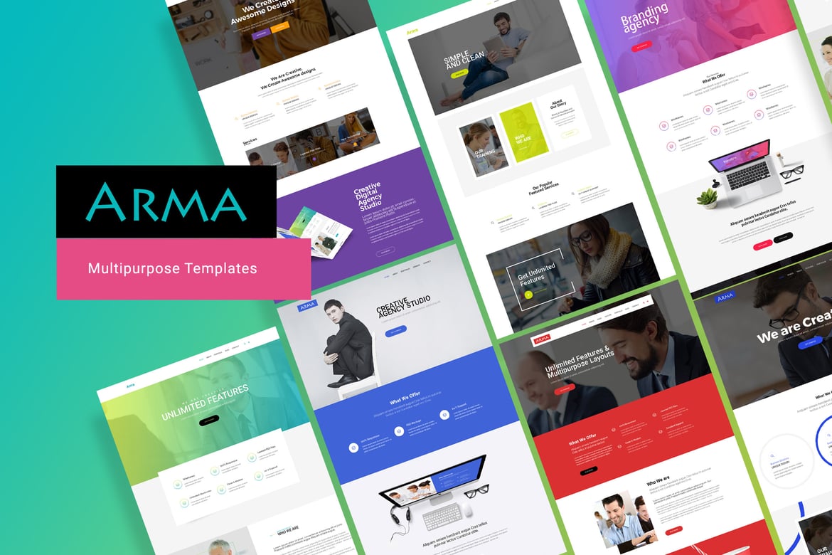 Arma | Template Website HTML5 Serbaguna dan Responsif