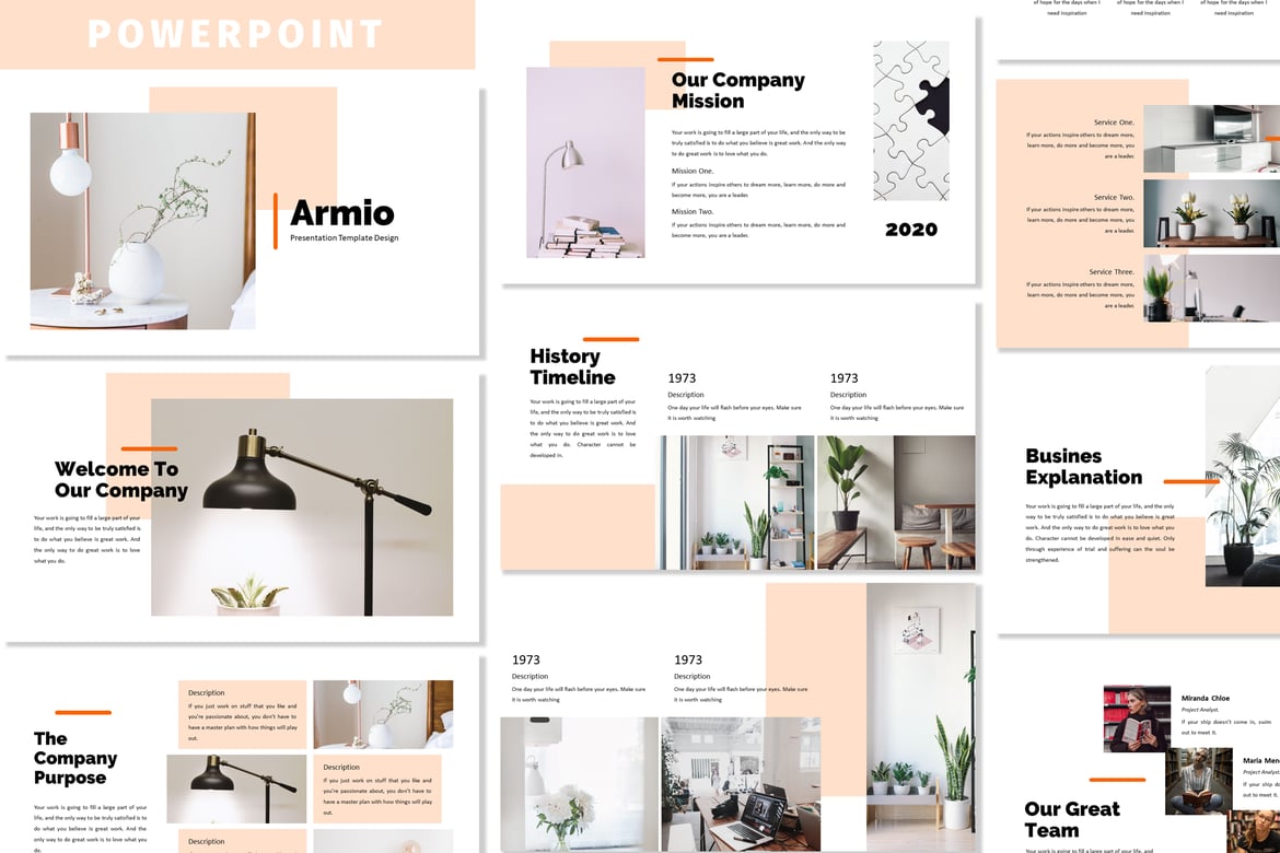Armio - Template Powerpoint Profesional untuk Bisnis Anda