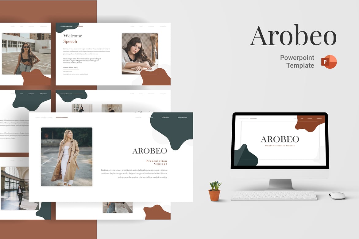 Arobeo - Template PowerPoint Kreatif dan Multifungsi