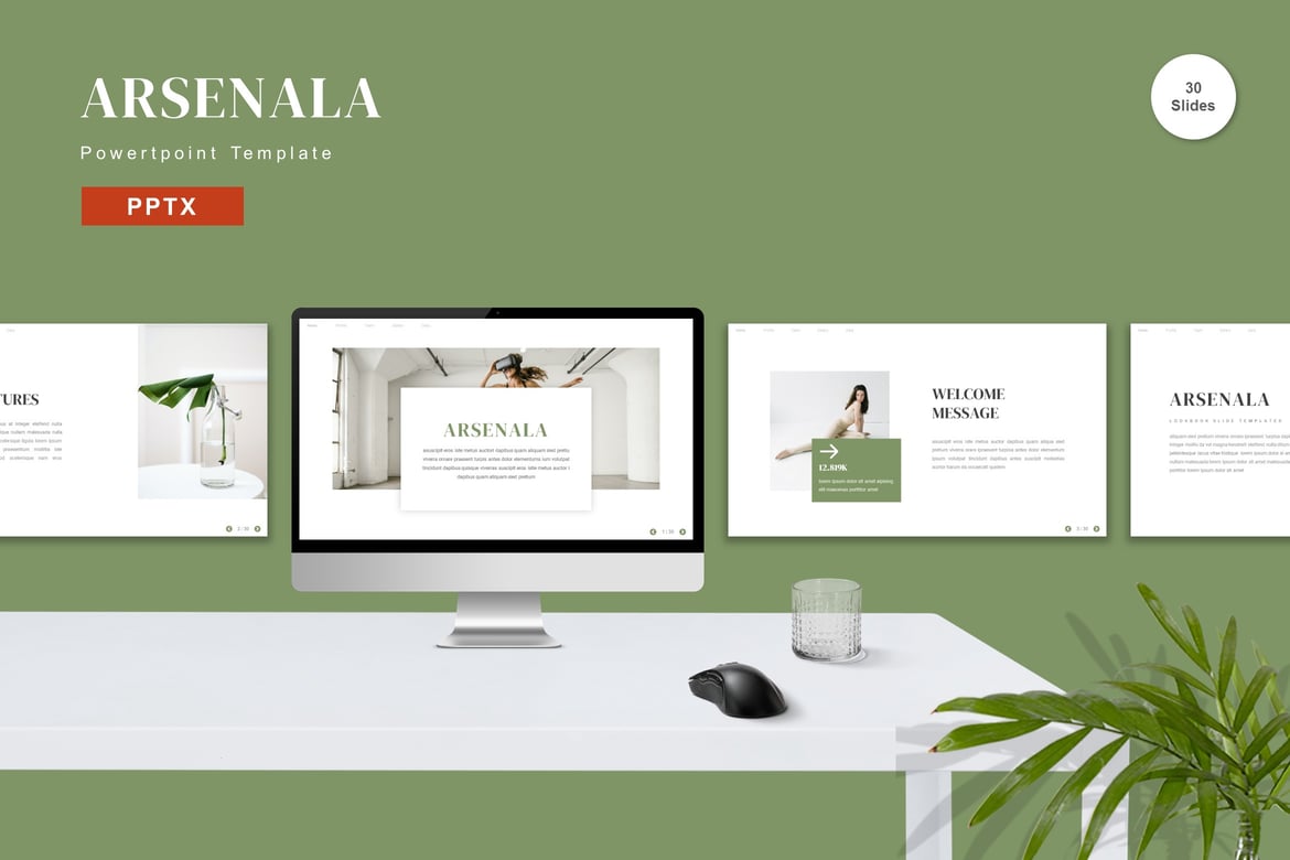 Arsenala - Template Powerpoint Profesional untuk Presentasi Menarik