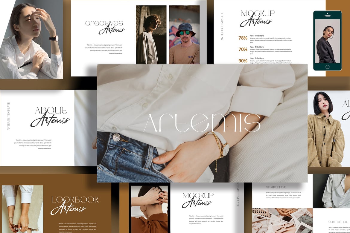 Template PowerPoint Artemis: Presentasi Modern yang Menawan