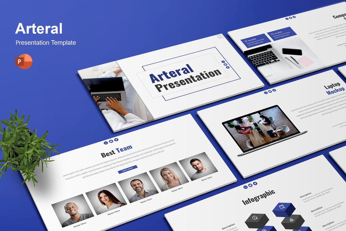 Arteral - Template Presentasi PowerPoint Menarik