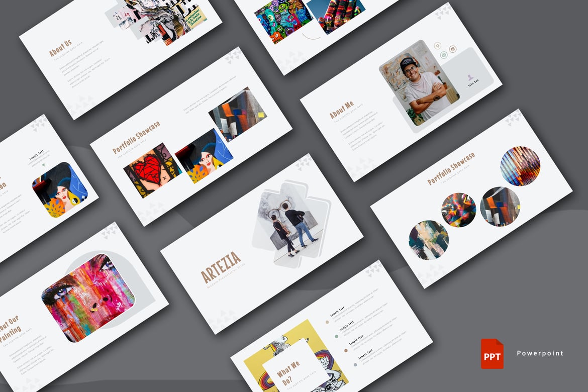 Artezia - Template Powerpoint Menarik untuk Presentasi Anda