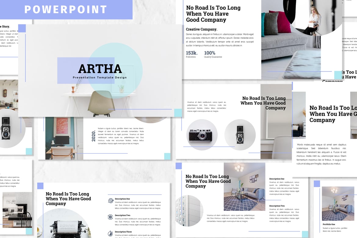 Artha - Template Presentasi Powerpoint yang Menarik dan Multifungsi
