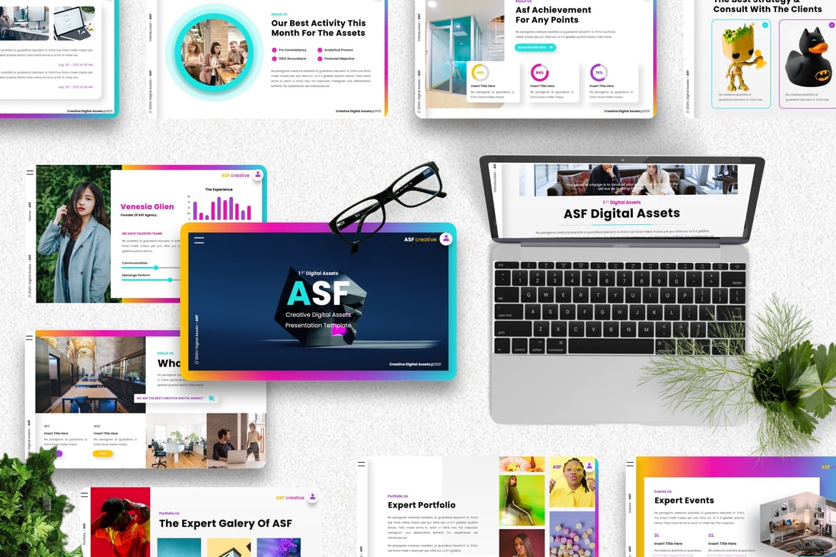 Template Presentasi PowerPoint ASF - Aset Digital Kreatif