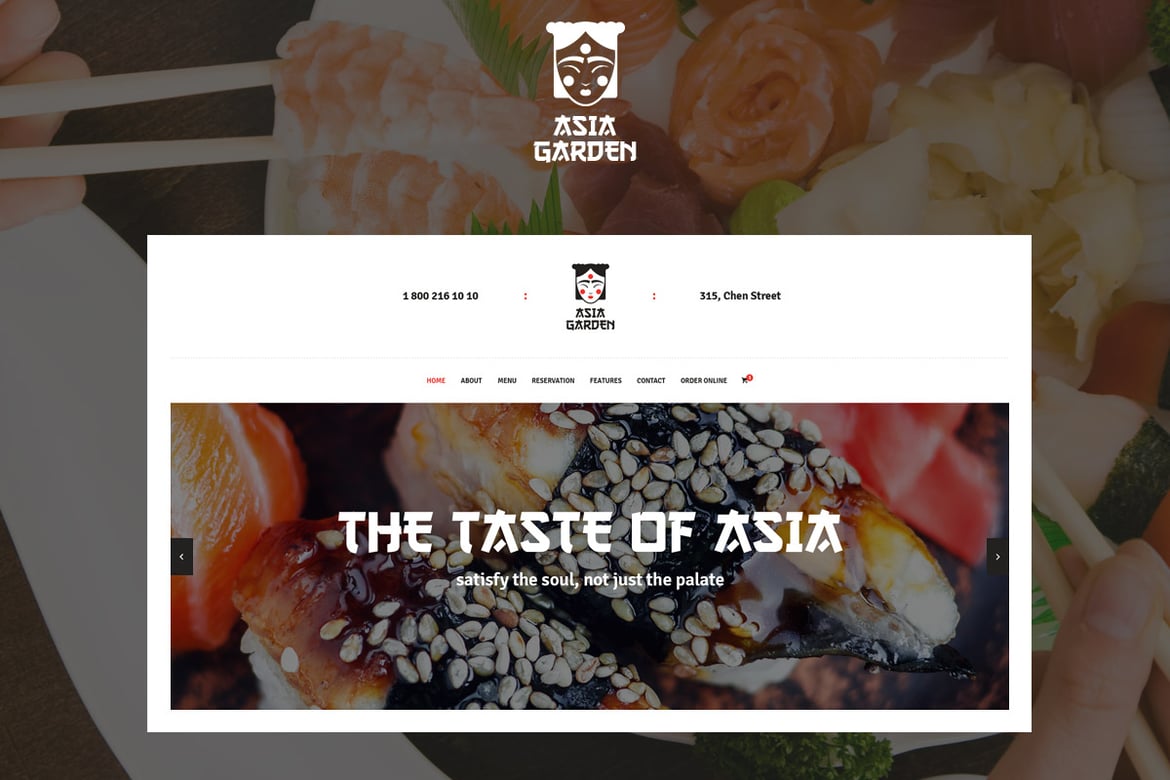 Tema WordPress Asia Garden: Solusi Ideal untuk Restoran Asia Anda