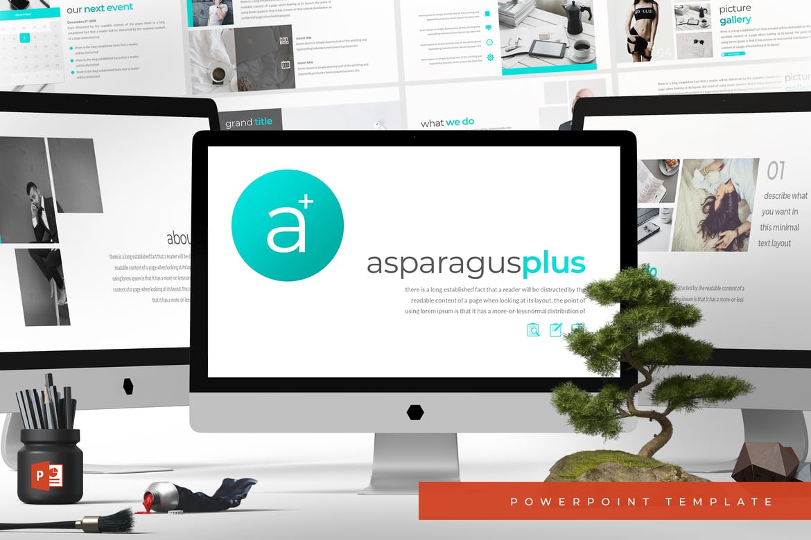 Asparagus+ - Template Powerpoint Menarik untuk Semua Kebutuhan