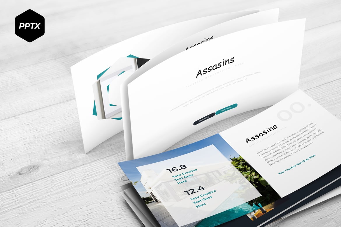 Template PowerPoint Assasins - Solusi Presentasi Menarik