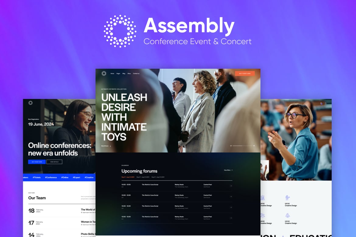 Tema WordPress Assembly: Solusi Sempurna untuk Forum dan Acara Anda
