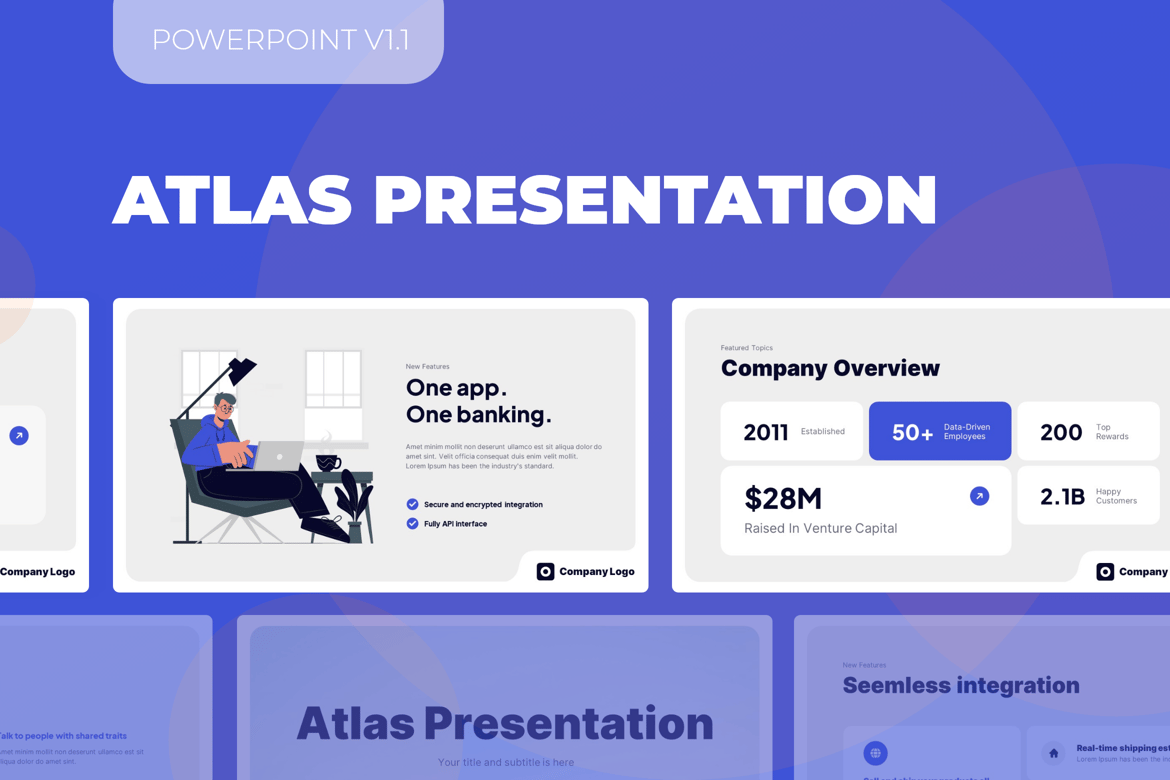 Template Presentasi Atlas yang Menakjubkan (PowerPoint)