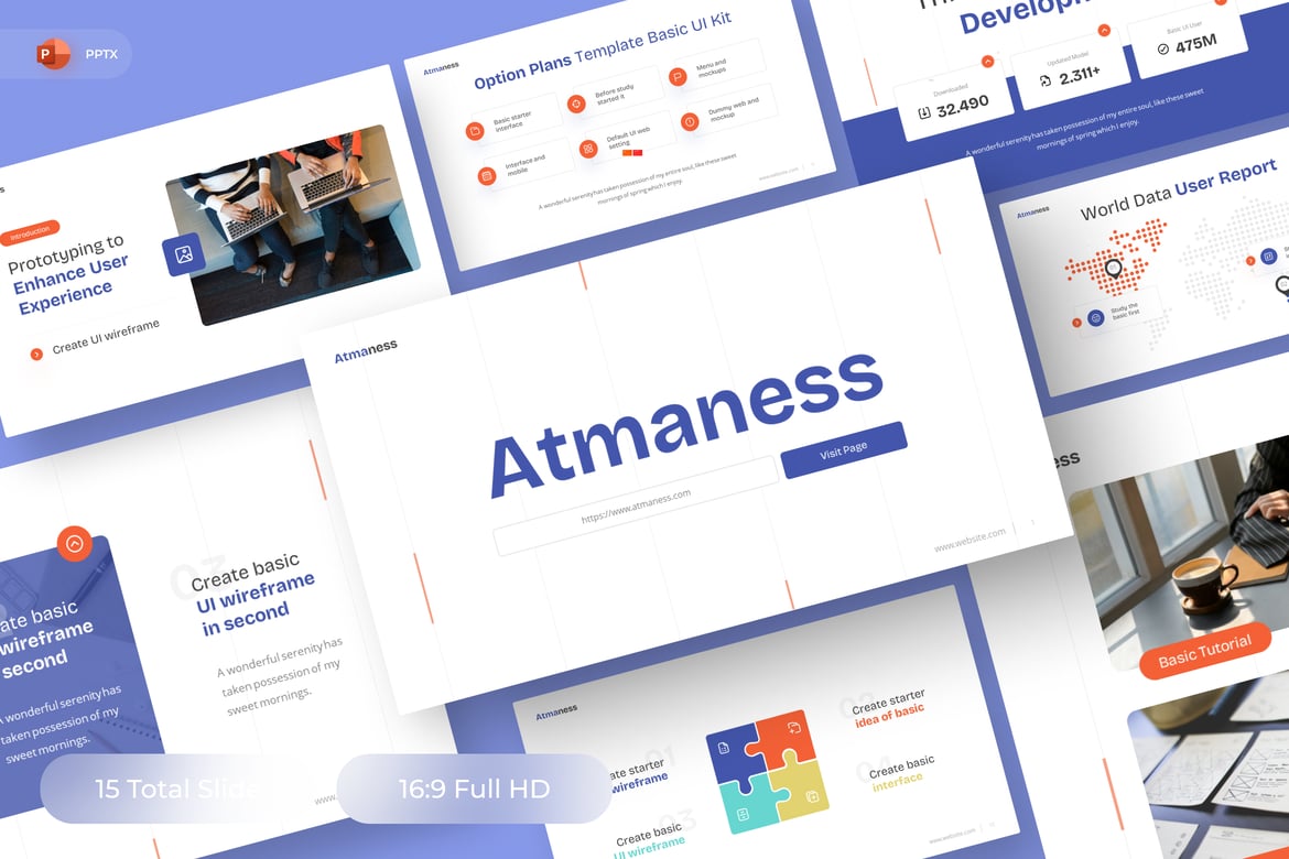 Atmaness - Template PowerPoint Serbaguna untuk Presentasi Menarik