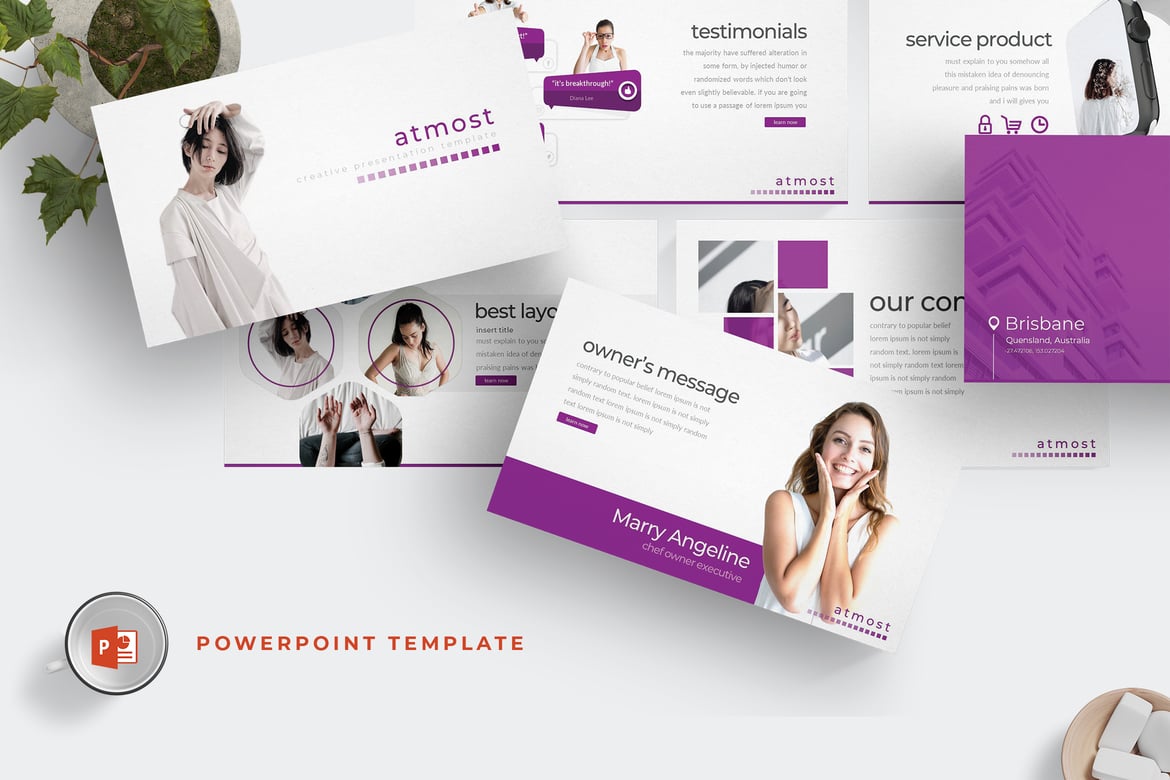 Atmost - Template Powerpoint Serbaguna dan Menarik