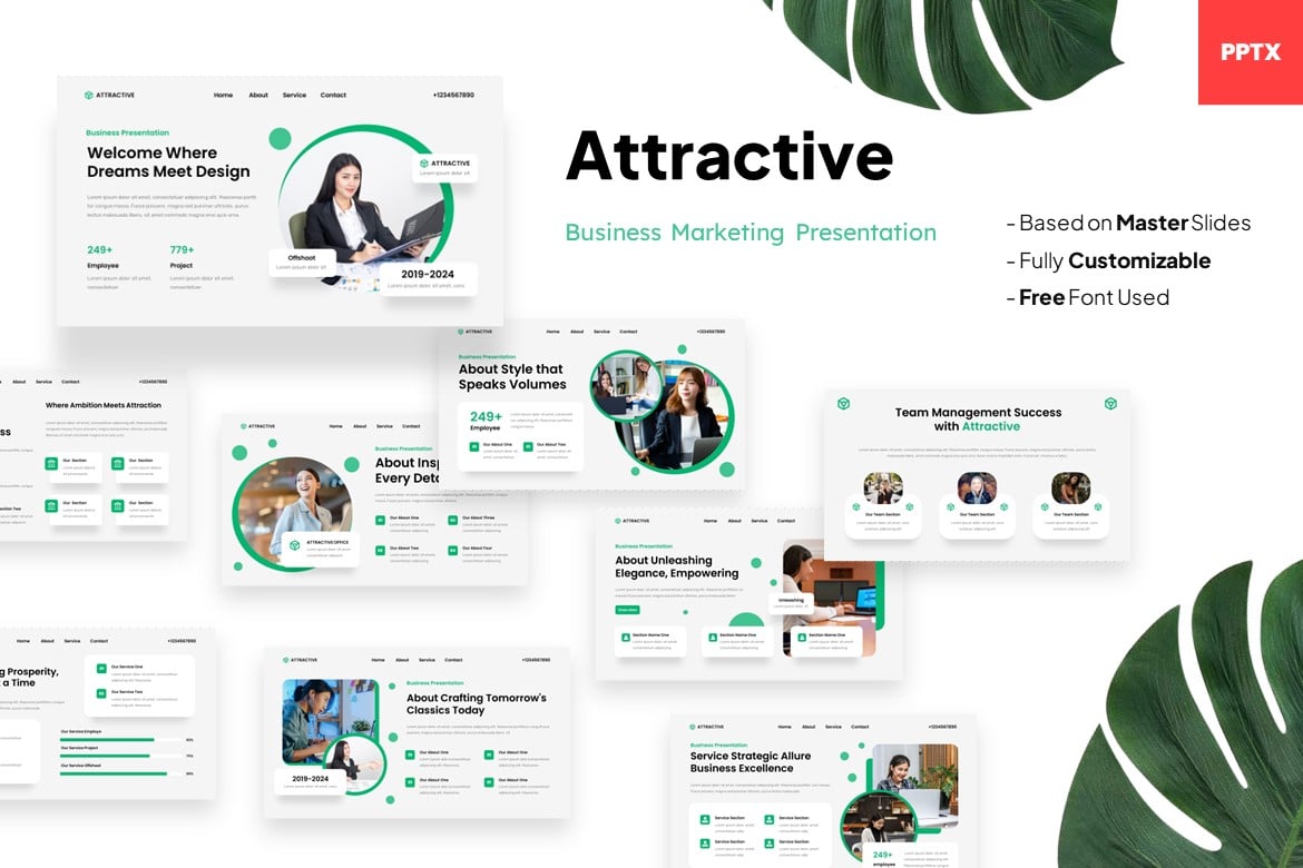 Template Presentasi PowerPoint Bisnis yang Menarik dan Modern