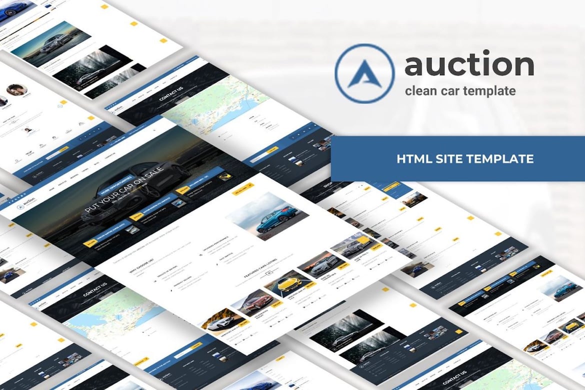 Template Website Lelang Mobil untuk Dealer & Mekanik