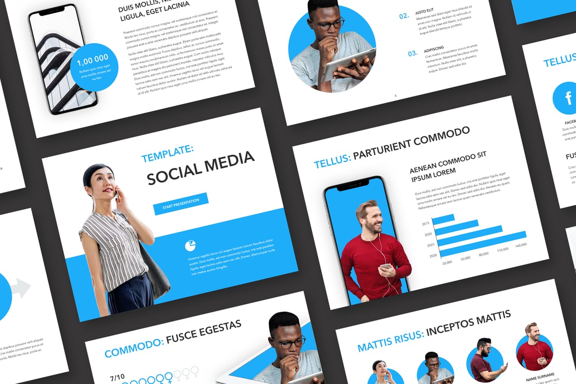 Template PowerPoint Analisis Audiens yang Menarik dan Profesional