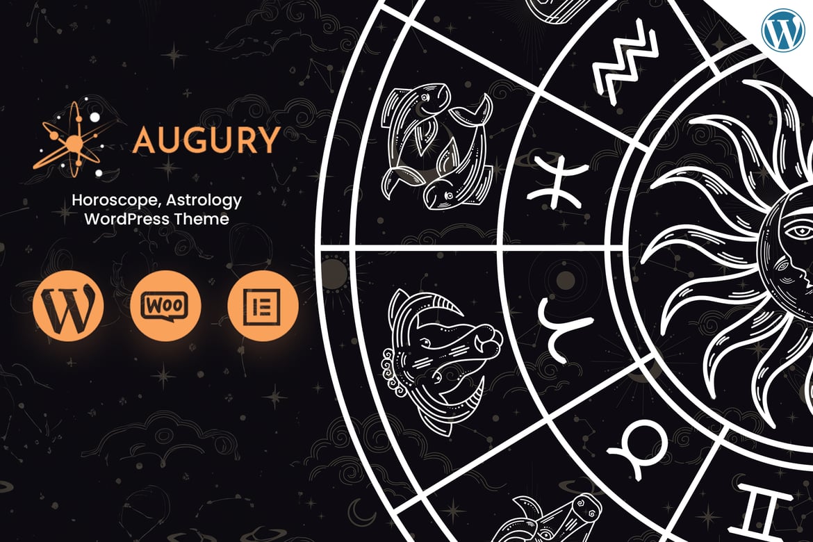 Augury | Tema WordPress Astrologi dan Horoskop yang Menarik