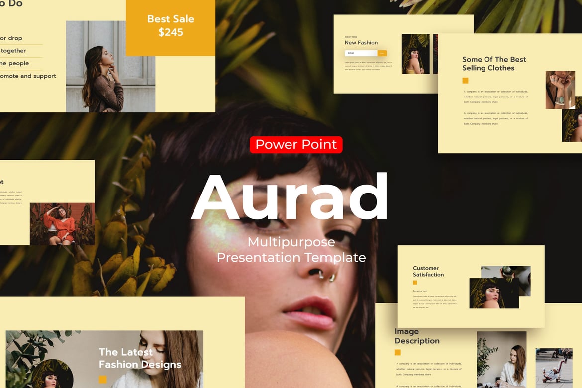 Aurad - Template PowerPoint Serbaguna untuk Presentasi Menarik