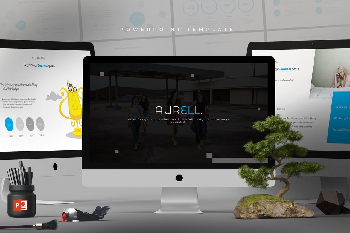 Template Powerpoint Aurell - Solusi Presentasi Terbaik Anda