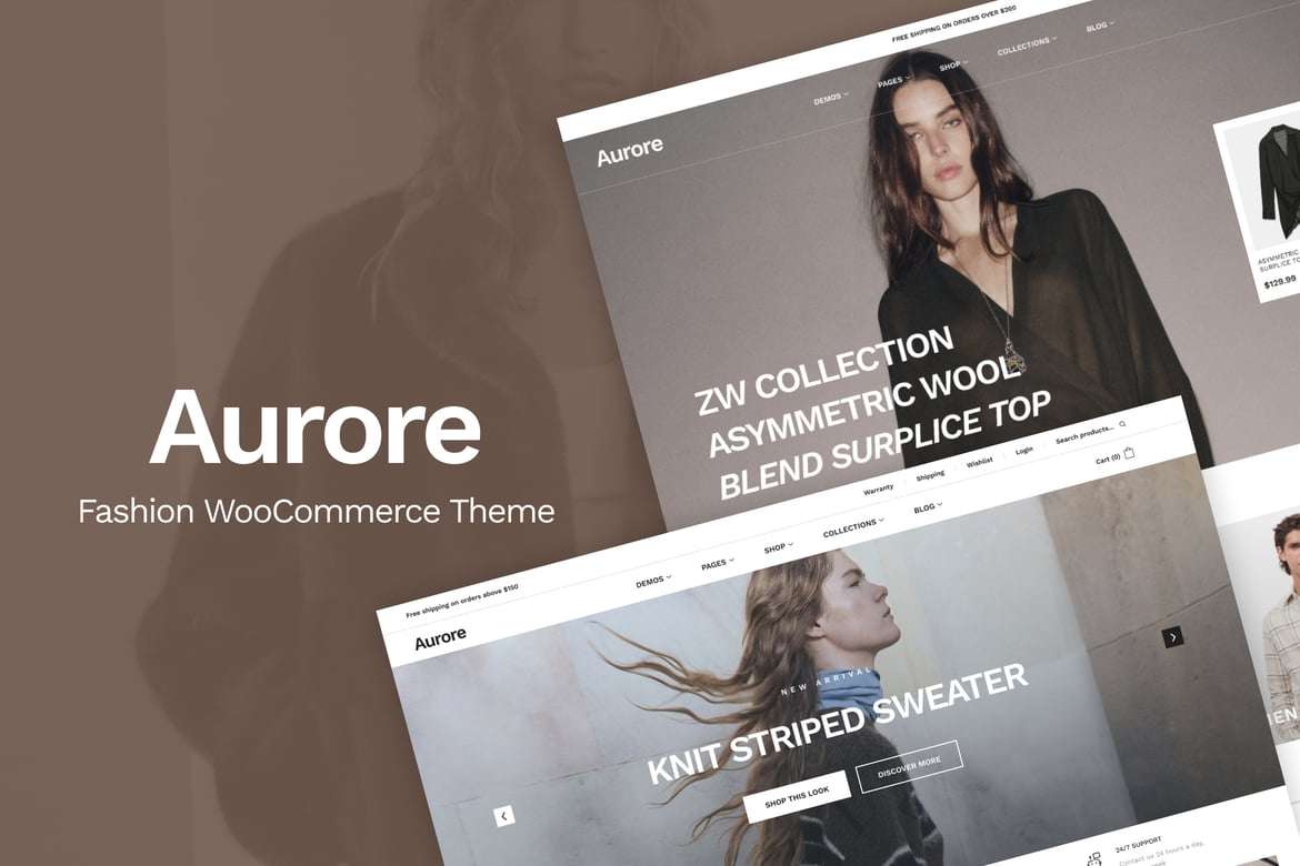 Aurore - Tema WordPress Fashion yang Kreatif dan Multifungsi