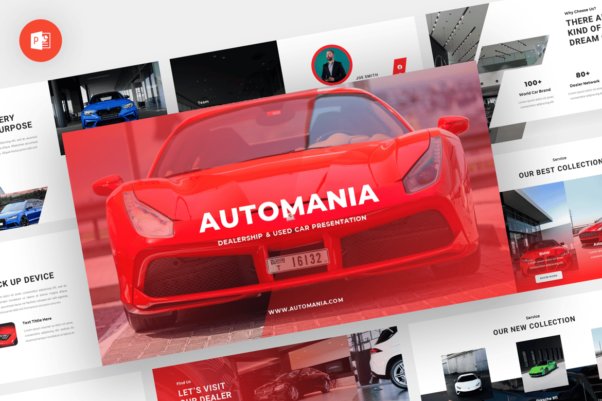Automania - Template Presentasi Otomotif Profesional