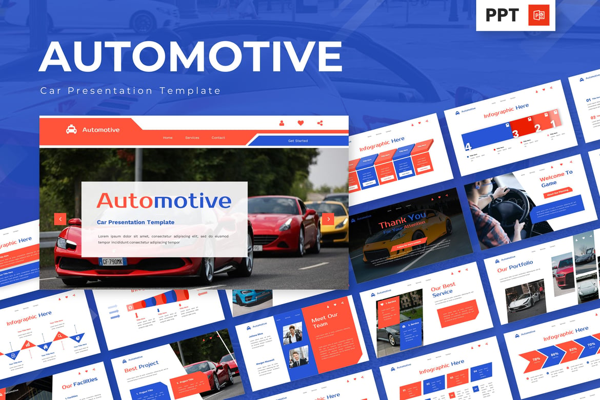 Template Powerpoint Mobil: Solusi Presentasi Otomotif yang Menarik