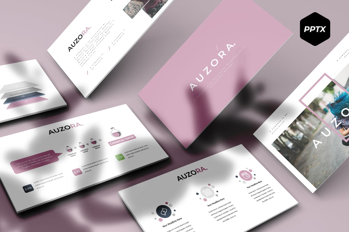 Auzora - Template PowerPoint Profesional untuk Segala Kebutuhan