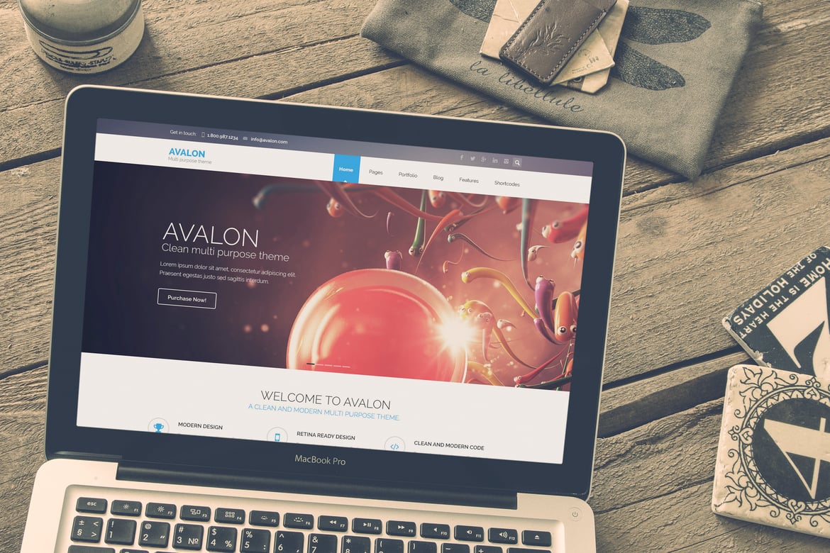 Avalon - Template Website Serbaguna untuk Semua Kebutuhan Anda