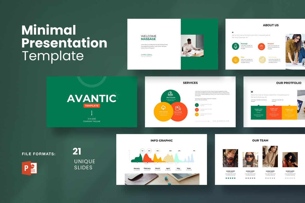 Template Presentasi PowerPoint Minimalis yang Elegan
