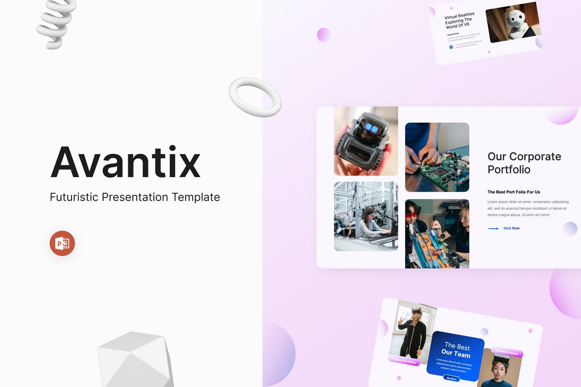 Avantix - Template PowerPoint Futuristik yang Menginspirasi