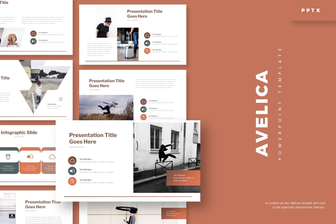 Avelica - Template PowerPoint Profesional untuk Segala Kebutuhan