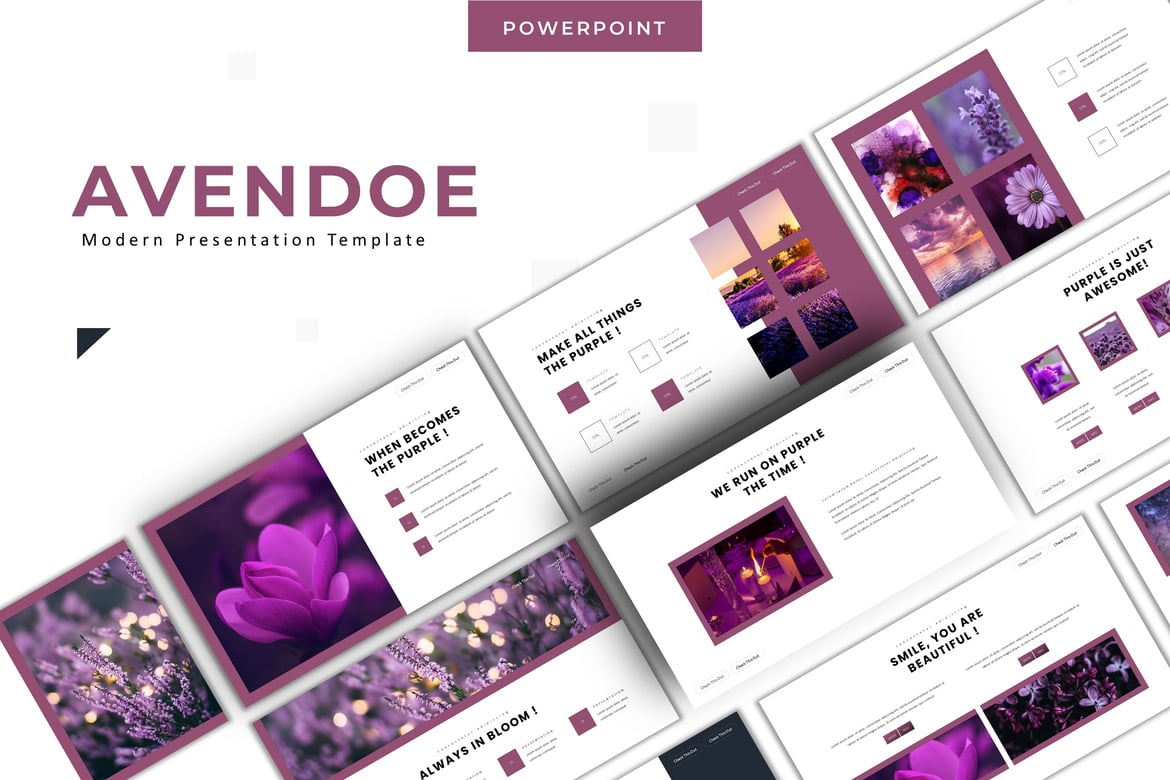 Avendoe - Template Powerpoint Kreatif dan Profesional