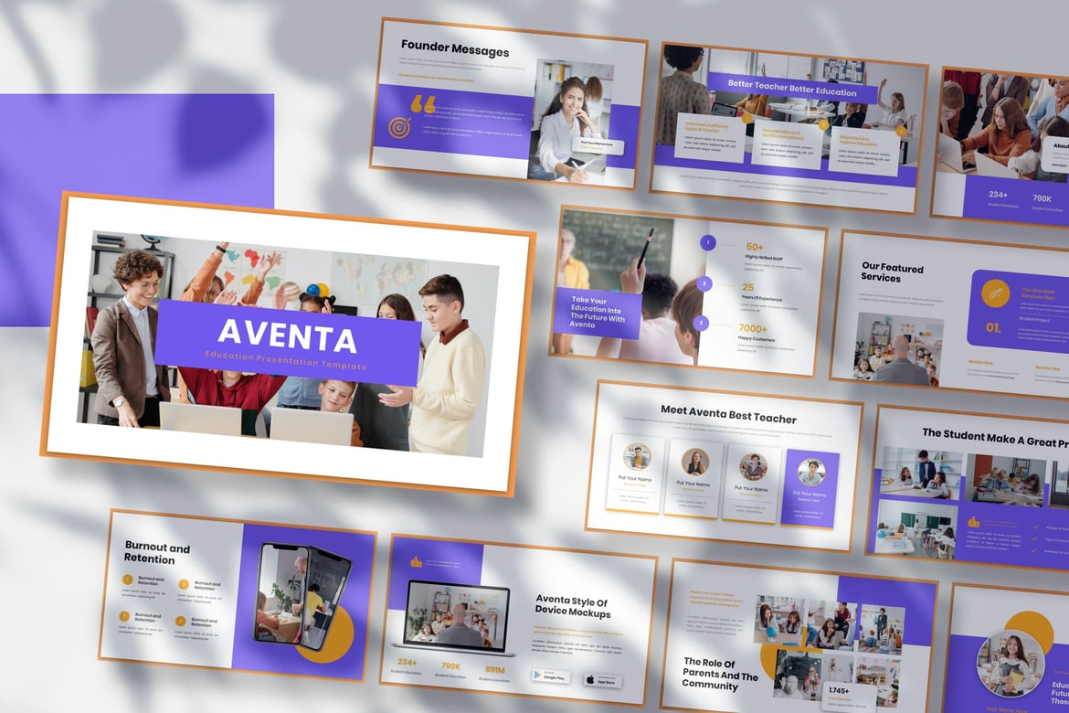 Aventa - Template Presentasi PowerPoint Serbaguna yang Menarik