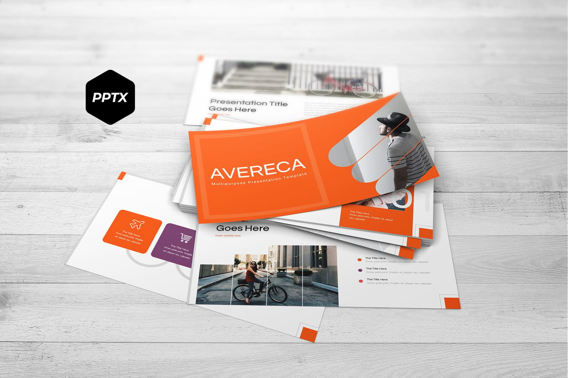 Avereca - Template PowerPoint Serbaguna