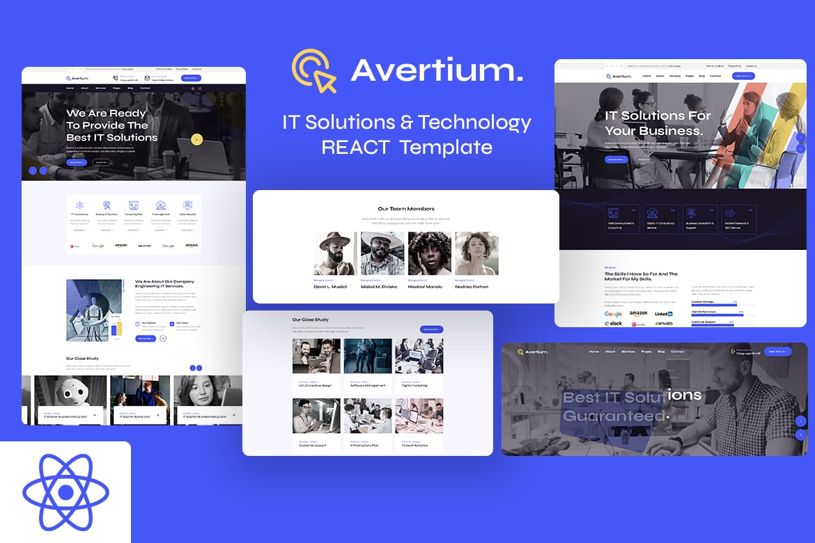 Avertium – Template Website IT Solusi & Teknologi yang Modern