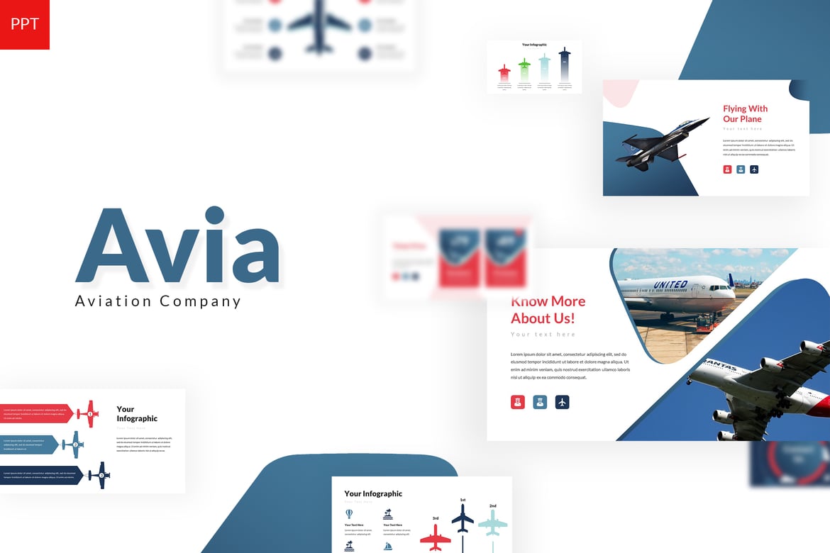 Template Presentasi Powerpoint Avia yang Menarik dan Mudah Digunakan